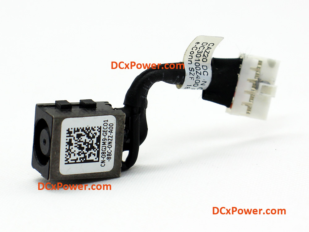 (image for) 8GJM9 08GJM9 CAZ20 DC30100Z400 Dell Latitude 14 7480 7490 P73G001 P73G002 Power-Adapter Port DC IN Cable Power Jack Charging Connector DC-IN
