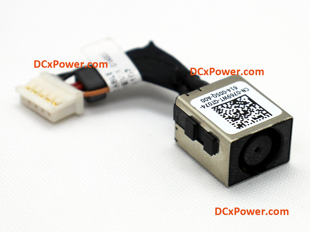 (image for) 769WT 0769WT ADM60 DC30100VJ00 DC30100VS00 DC30100VT00 Dell Latitude 12 E5270 P23T001 Power-Adapter Port DC IN Cable Power Jack Charging Connector DC-IN