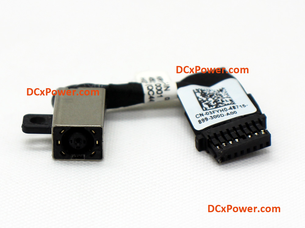 (image for) 3FYH0 03FYH0 KR13 450.0B502.0001 450.0B502.0011 Dell Inspiron 13 7370 7380 7373 2-in-1 P83G Power-Adapter Port DC IN Cable Power Jack Charging Connector DC-IN