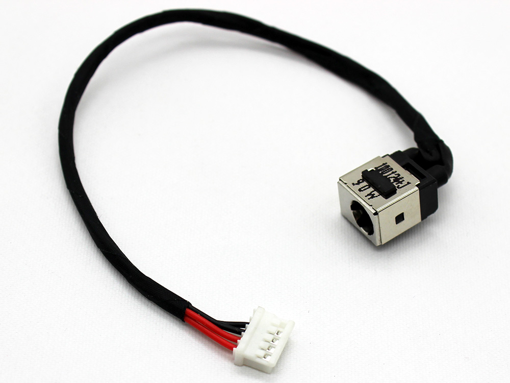 (image for) Lenovo IdeaPad Y460 Y460A Y460C Y460N AC DC Power Jack Socket Connector Charging Port DC IN Cable Wire Harness 4-Wire 5-Pin