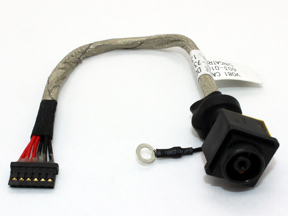 (image for) Sony VAIO VPCF2 PCG 81311L/M/T 81312L/M 81313L/M 81314L/M 1-967-773-21/41 V80 603-0001-6843_A V81 603-0001-7376_A Power Jack Charging Connector DC IN Cable