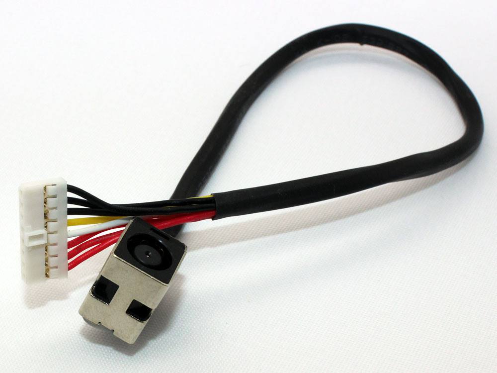 (image for) HP Pavilion DV8 DV8T HP Premium HDX18 HDX X18 8-Wire 8-Pin AC DC Power Jack Socket Connector Charging Port DC IN Cable Wire Harness