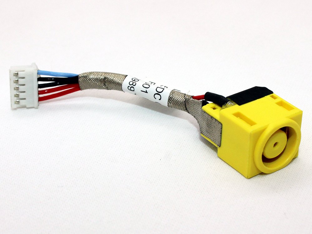 (image for) Lenovo ThinkPad L430 L530 04W6989 50.4SE10.001 AC DC Power Jack Socket Connector Charging Port DC IN Cable Wire Harness