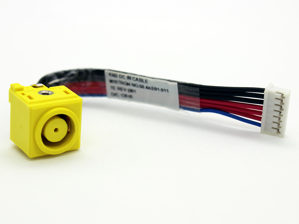 (image for) IBM Lenovo ThinkPad T510 T510i T520 T520i T530 T530i W510 W520 W530 50.4CU05.001 50.4CU05.101 50.4KE01.011 50.4KE09.011 AC DC Power Jack Socket Connector Charging Port DC IN Cable Wire Harnes