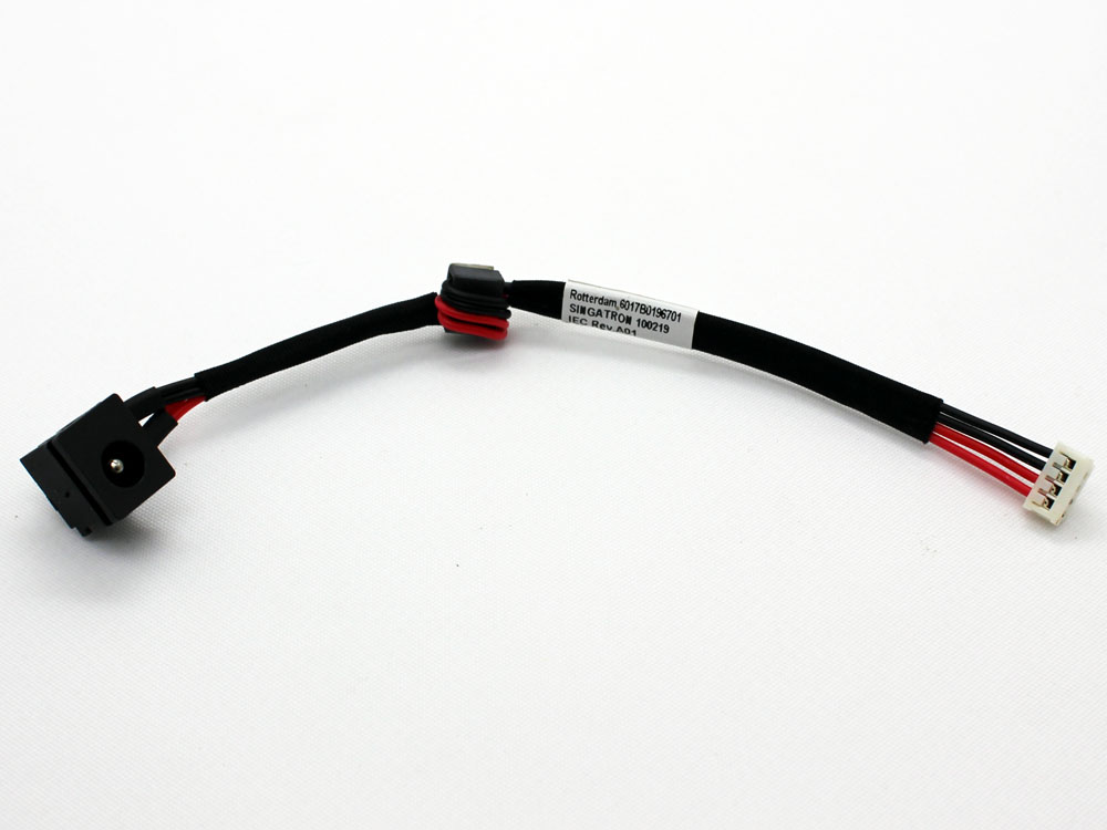 (image for) Toshiba Satellite L300 L305 L300D L305D PSLB0U PSLB1U PSLB8U PSLB9U PSLC0U PSLC1U PSLC8U PSLC9U V000933380 AC DC Power Jack Socket Connector Charging Port DC IN Cable Wire Harness