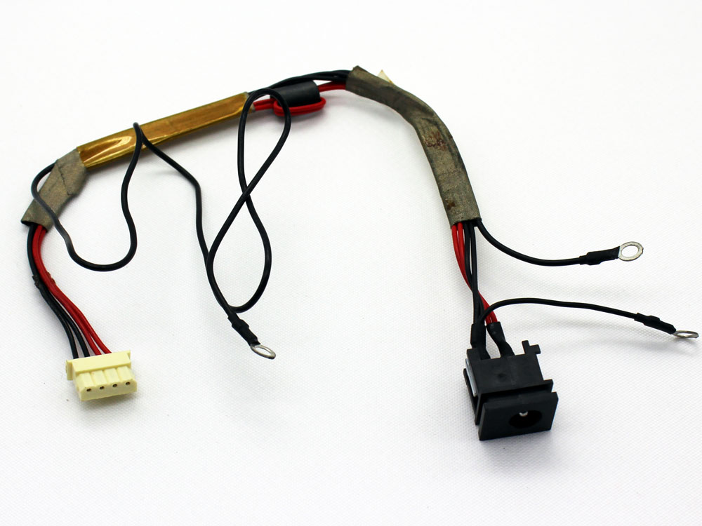 (image for) Toshiba Satellite P300 P300D P305 P305D PSPC0U PSPC4U PSPC8U PSPCCU PSPD0U A000036510 AC DC Power Jack Socket Connector Charging Port DC IN Cable Wire Harness