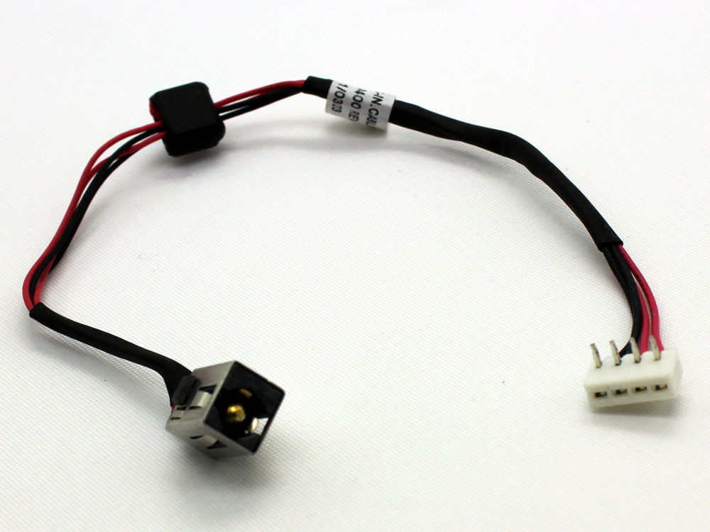 (image for) Toshiba Satellite A660 A660D A665 A665D C660 L670 L670D L675 L675D P775 P775D DC30100A400 DC30100AA00 AC DC Power Jack Socket Connector Charging Port DC IN Cable Wire Harness