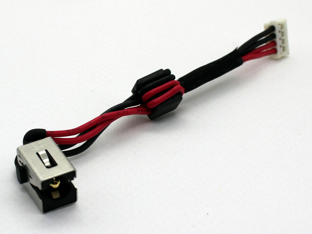 (image for) Toshiba Satellite C850 C855 C850D C855D L850 L855 L850D L855D S850 S855 S850D S855D V00094695 6017B0356001 AC DC Power Jack Socket Connector Charging Port DC IN Cable Wire Harness