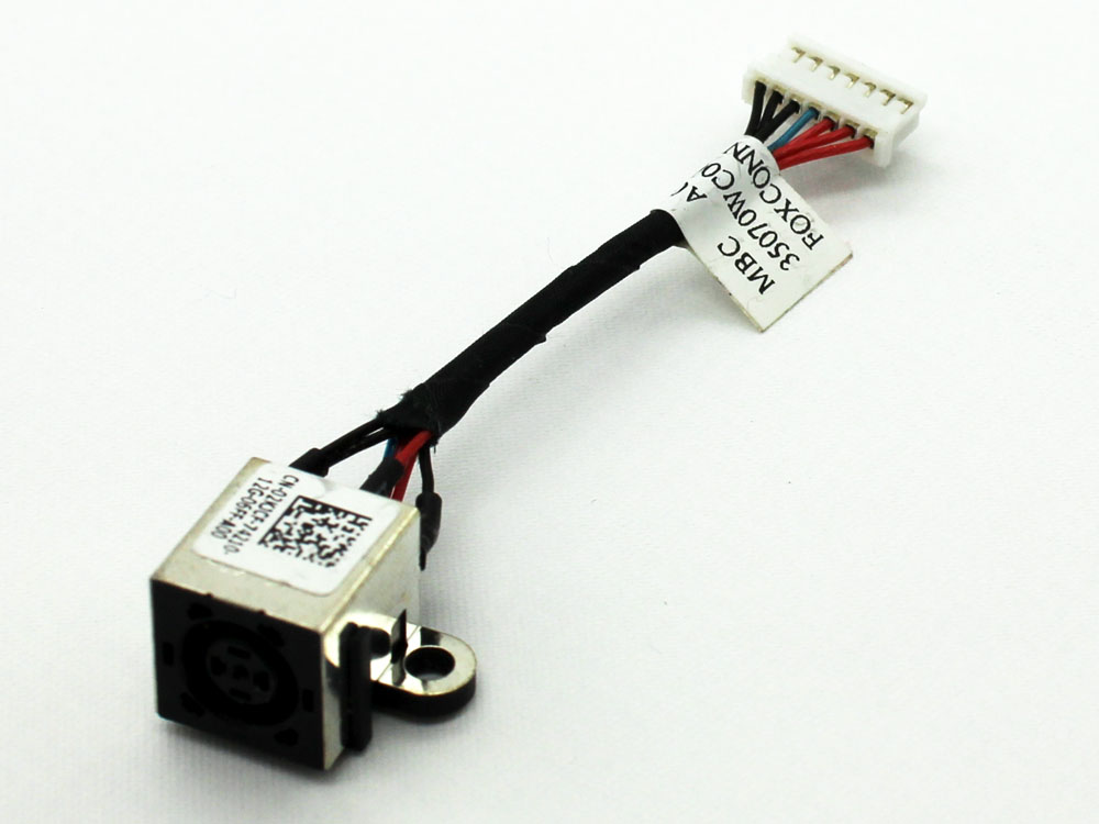 (image for) Dell XPS 14 L401X 2KJCF 35070WC00-600-G AC DC Power Jack Socket Connector Charging Port DC IN Cable Wire Harness