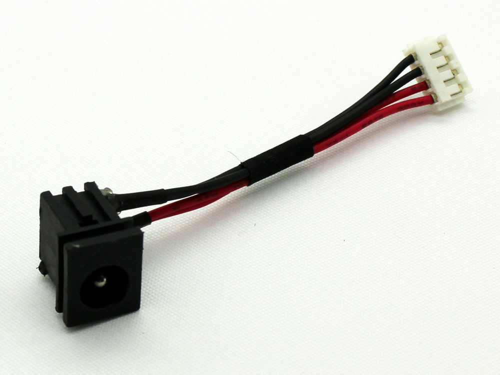 (image for) Toshiba Satellite A80 A85 Tecra A3 A8 R10 R15 S100 M1 M2 M4 M5 3.0mm Pin AC DC Power Jack Socket Connector Charging Port DC IN Cable Wire Harness