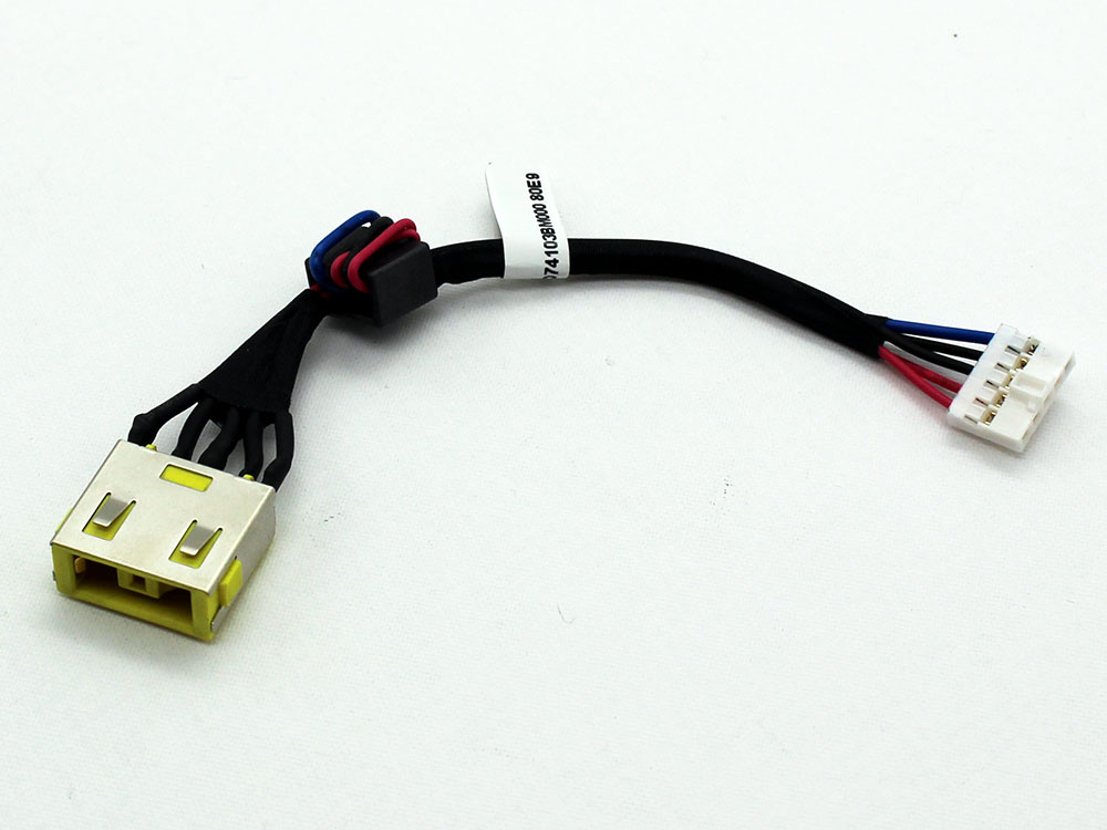 (image for) Lenovo IdeaPad G400S G405S DC30100PD00 DC30100PE00 DC30100NW00 AC DC Power Jack Socket Connector Charging Port DC IN Cable Wire Harness