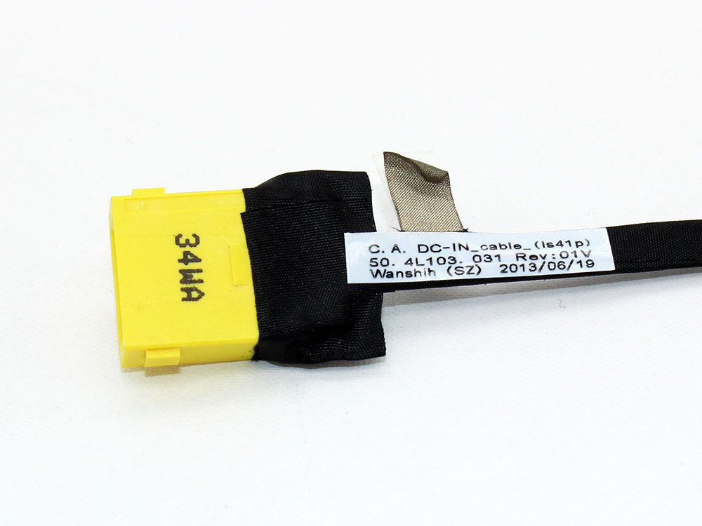 (image for) Lenovo IdeaPad S410P Series 50.4L103.031 LS41P Laptop AC DC Power Jack Socket Connector Charging Port DC IN Cable Wire Harness