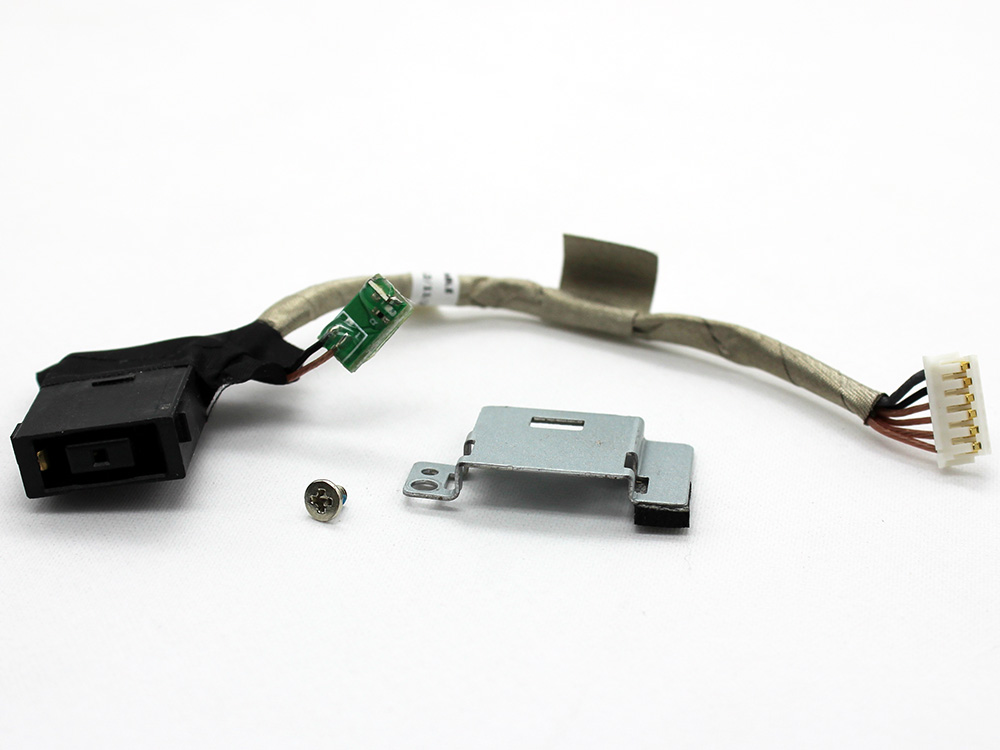 (image for) Lenovo ThinkPad X1 Carbon 1nd Gen 50.4RQ01.001 Laptop AC DC Power Jack Socket Connector Charging Port DC IN Cable Wire Harness with Metal Hinge and Screw