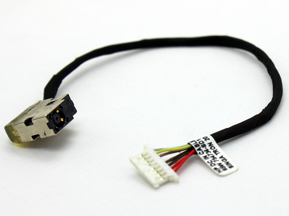 (image for) HP Stream 13-C 14-Z Chromebook 14" C X Q Series 754734-SD1 754734-FD1 AC DC Power Jack Socket Connector Charging Port DC IN Cable Wire Harness