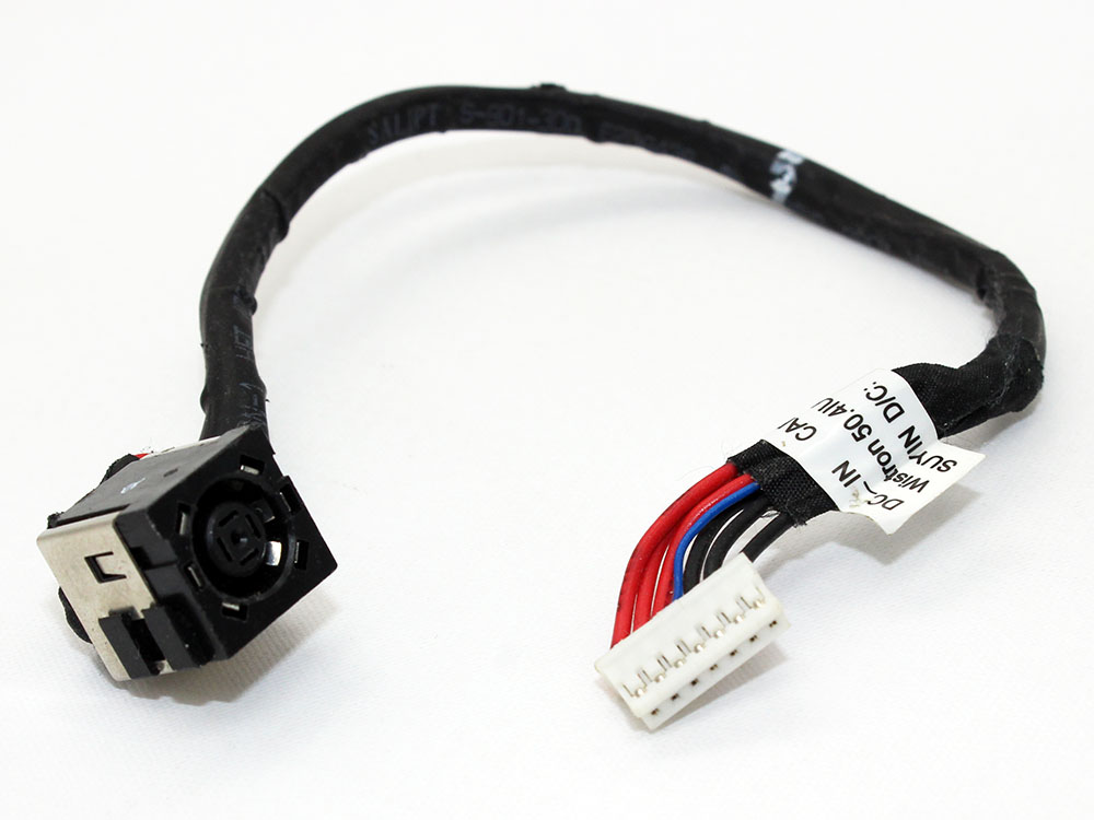 (image for) Dell Inspiron 14R N4050 M4040 Vostro 14 1440 1450 50.4IU05.001 50.4IU05.002 50.4IU05.011 50.4IU05.012 AC DC Power Jack Socket Connector Charging Port DC IN Cable Wire Harness