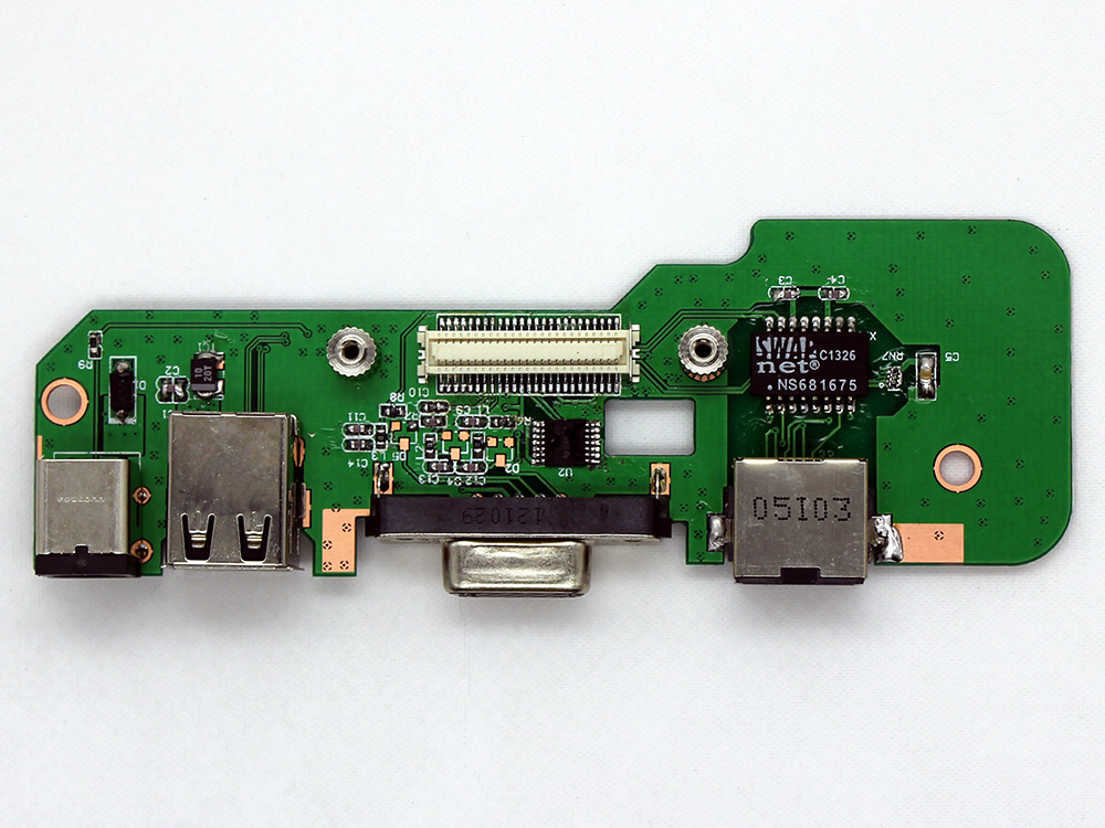 (image for) Dell Inspiron 1545 1546 PP41L 48.4AQ03.011/021/C11/C21 48.4AQ13.CSC 48.4AQ20.0SB 48.4AQ23.0SB DR1 08530-1/2/SC DC Power Jack Socket Connector VGA RJ45 LAN USB Port IN Charging Board