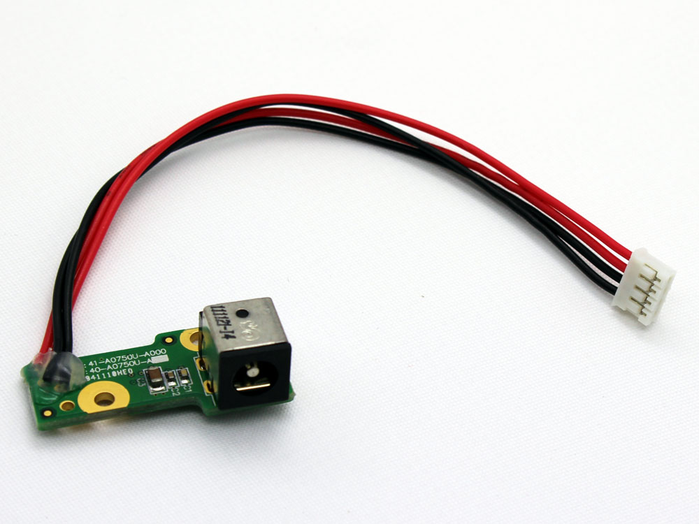 (image for) Gateway M210 M250 3000 MX3000 ML3000 W322 W323 S-7200N 41-A0750U-A000 40-A0750U-A 219041110HE0 DC Power Jack Socket Connector Port IN Charging Board with Cable