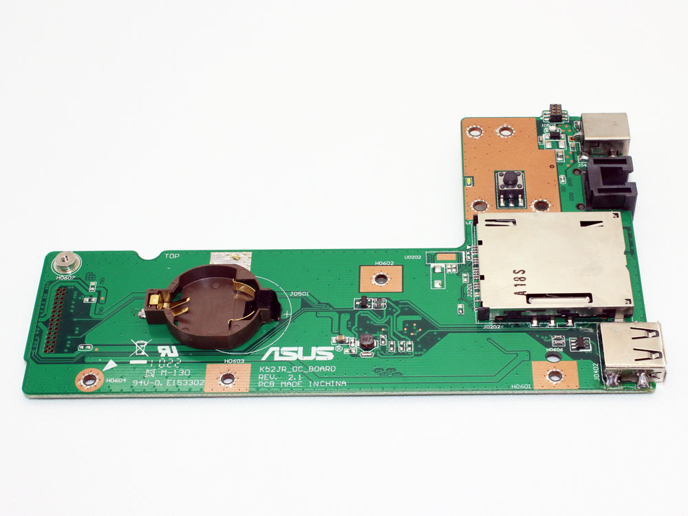 (image for) ASUS K52 X52 K52DE K52DR K52DY K52F K52JB K52JC K52JE K52JK K52JR K52JT K52JU K52JV K52N 60-NXMDC1000 DC Jack Power Button Mini Card RJ45 LAN USB Port Charging Board