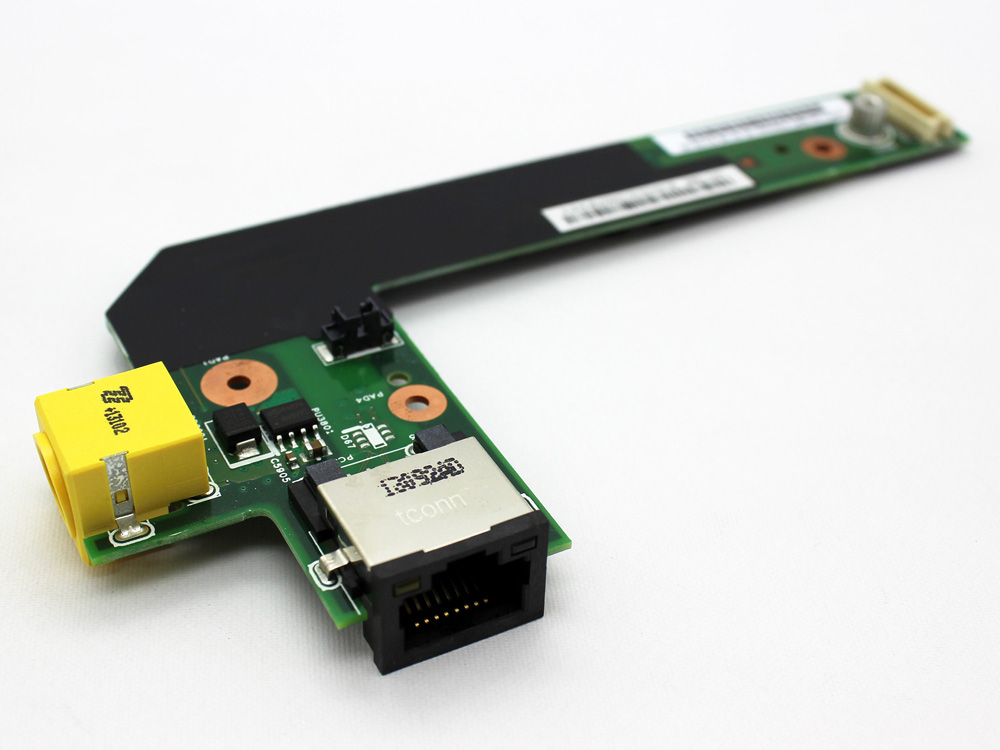 (image for) IBM Lenovo ThinkPad Edge E420 E425 E520 E525 DC Power Jack Socket Connector RJ45 Ethernet LAN Port IN PCB Charging Board 04W1867 04W2083 55.4MH03.001G 6M.4MIBD.001