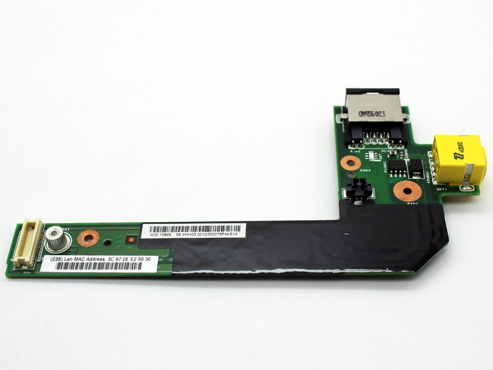 IBM Lenovo ThinkPad Edge E420 E425 E520 E525 DC Power Jack Socket Connector RJ45 Ethernet LAN Port IN PCB Charging Board 04W1867 04W2083 55.4MH03.001G 6M.4MIBD.001