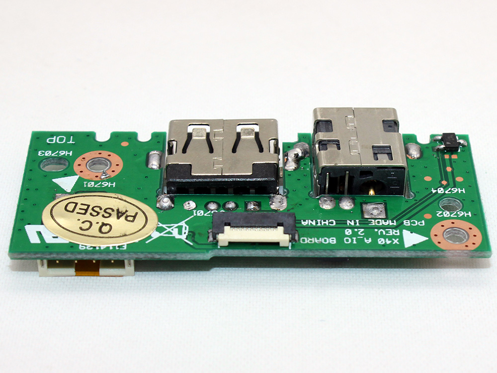 (image for) ASUS X301A X401A X501A 60-NLOIO1001-X01 32XJ1IB0010 90R-NLOIO1000U DC Power Jack Socket USB Port Connector Charging Board