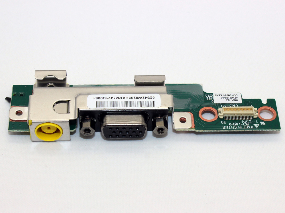(image for) Lenovo Thinkpad T400S T410S T410SI DC Power Jack VGA Port Socket Connector IN Charging Board 42W8179 42W8188 42W8292 42W8293 42W8188AA