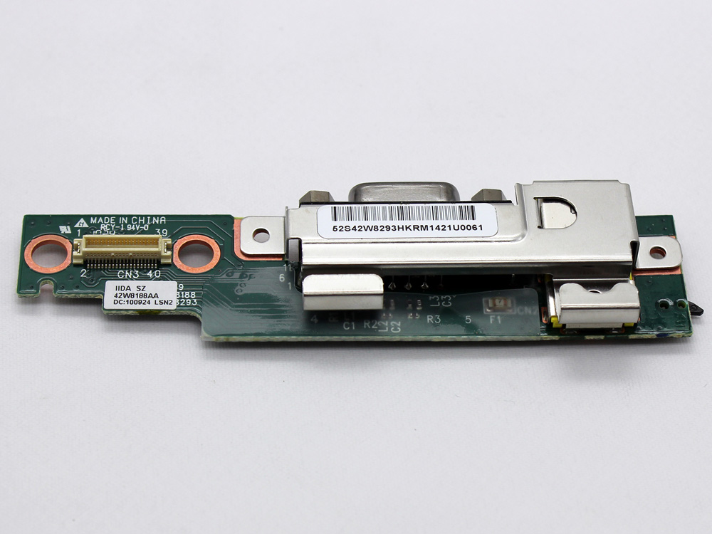 (image for) Lenovo Thinkpad T400S T410S T410SI DC Power Jack VGA Port Socket Connector IN Charging Board 42W8179 42W8188 42W8292 42W8293 42W8188AA