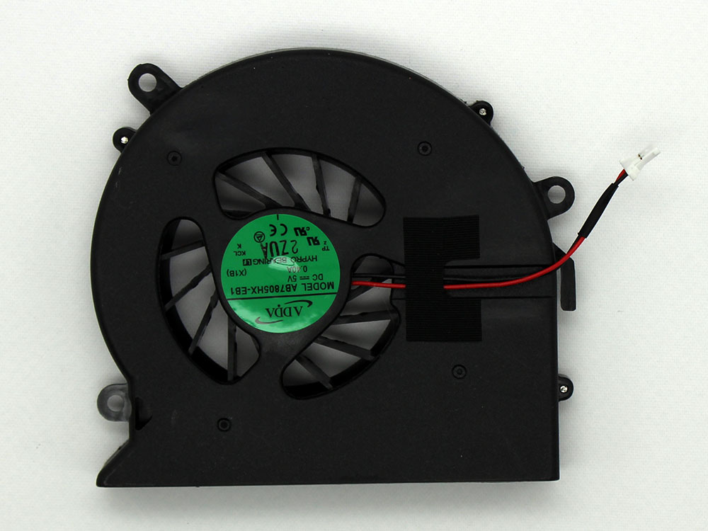 (image for) HP Pavilion DV7 DV7-1000 DV7-1100 DV7-1200 DV7-1300 DV7-1400 DV7-1xxx CPU Cooling Fan Replacement Assembly AB7805HX-EB1 488885-001 480481-001 BHB0705HC DC280004DD0