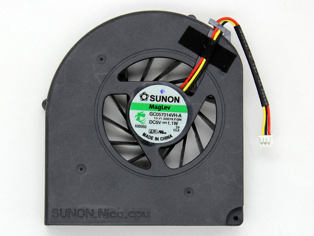 IBM Lenovo ThinkPad W700 W701 W710 GC057014VH-A 13.V1.B3578.F.GN CPU Cooling Fan Replacement Assembly